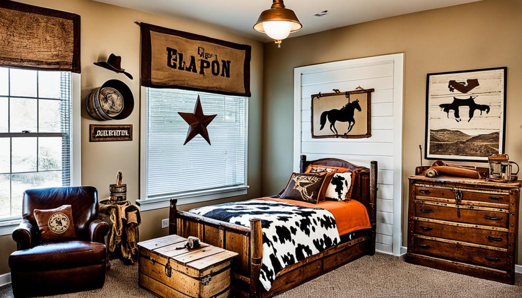 Rustic bedroom designs for little cowboys