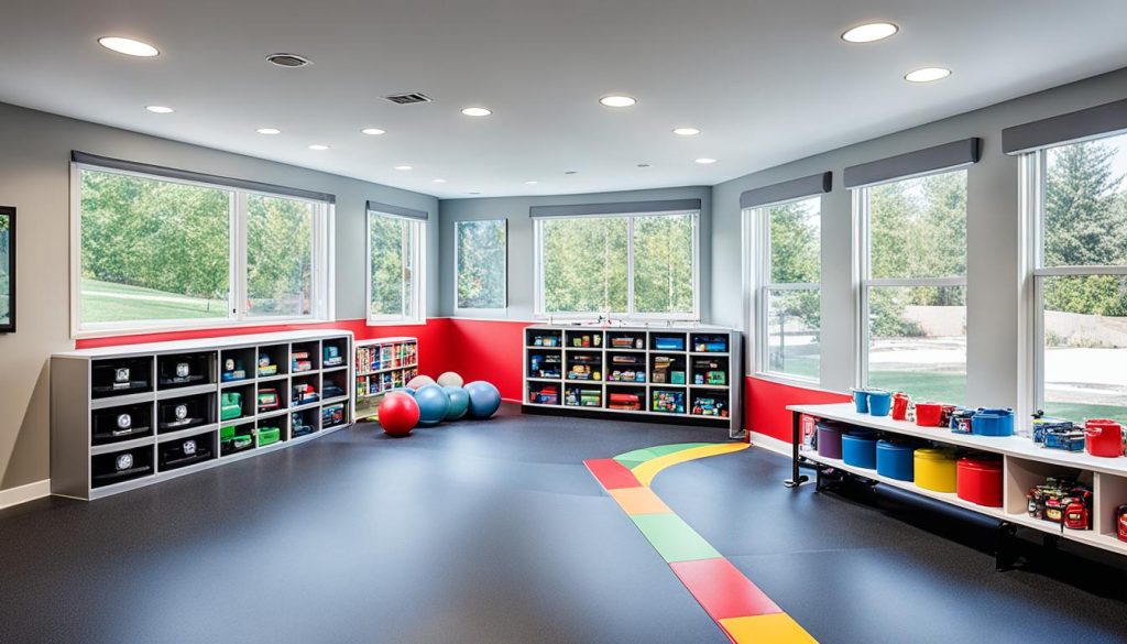 Safe family games room