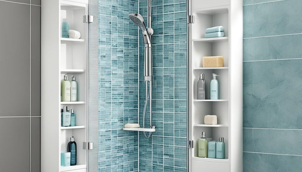 Shower niche storage ideas