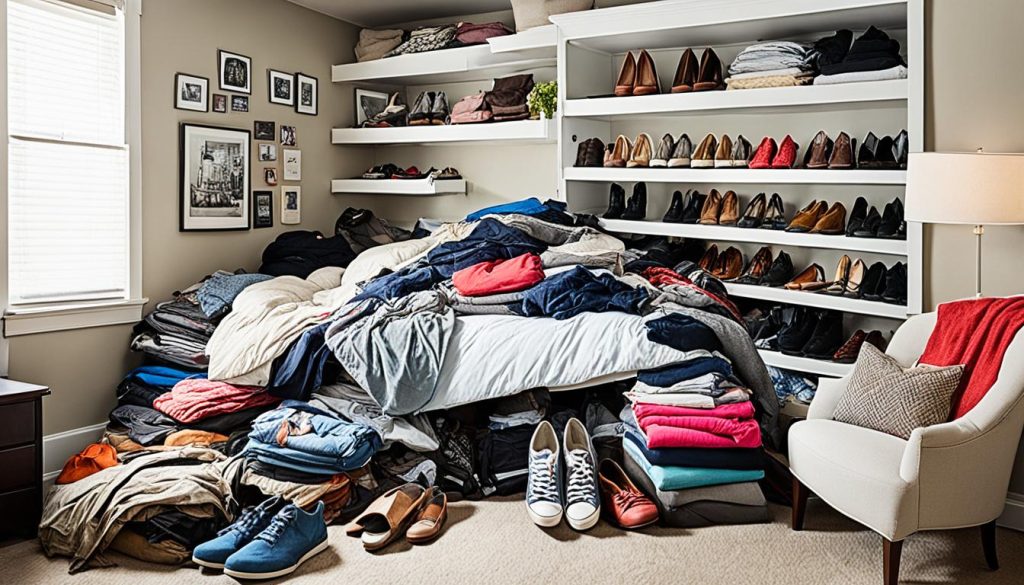 Small bedroom storage challenges