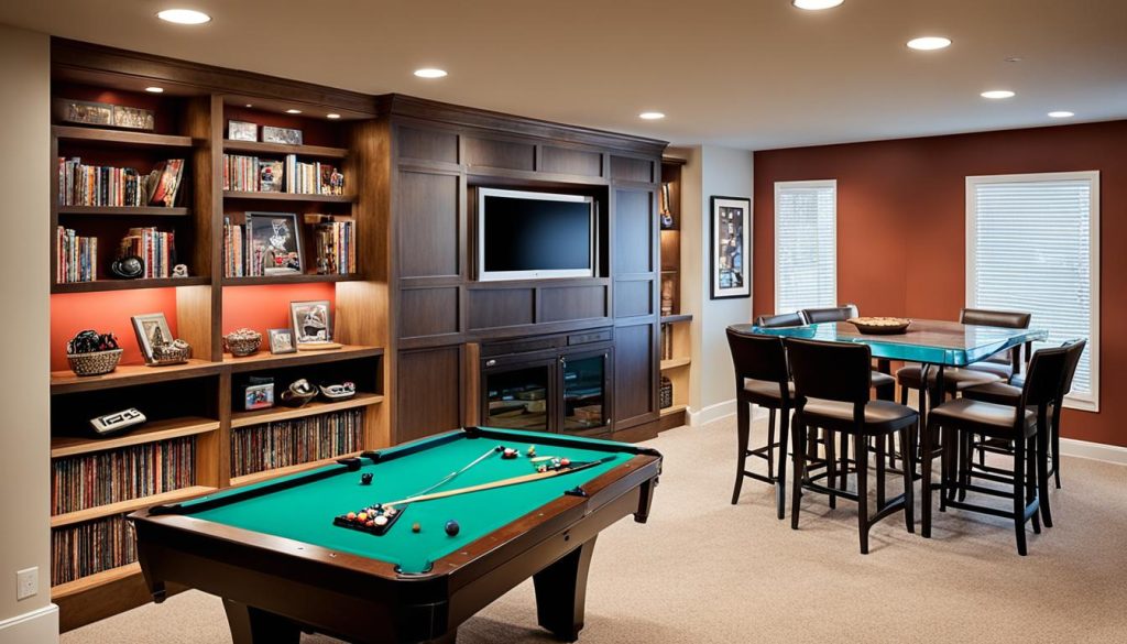 Small game room design