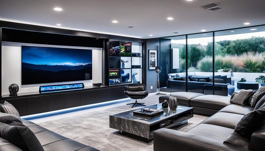 Smart home entertainment center