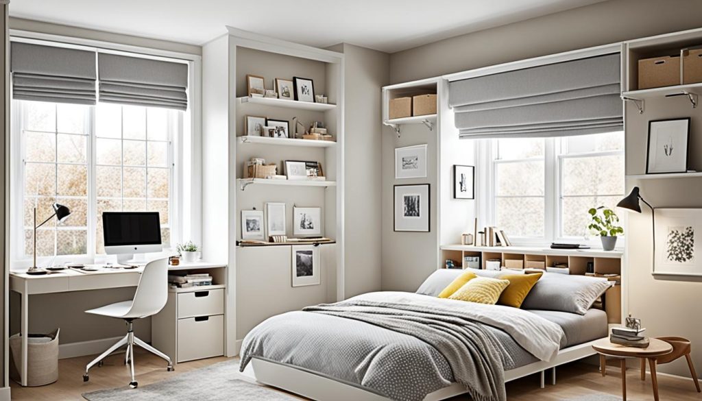 Space-saving furniture for small bedrooms