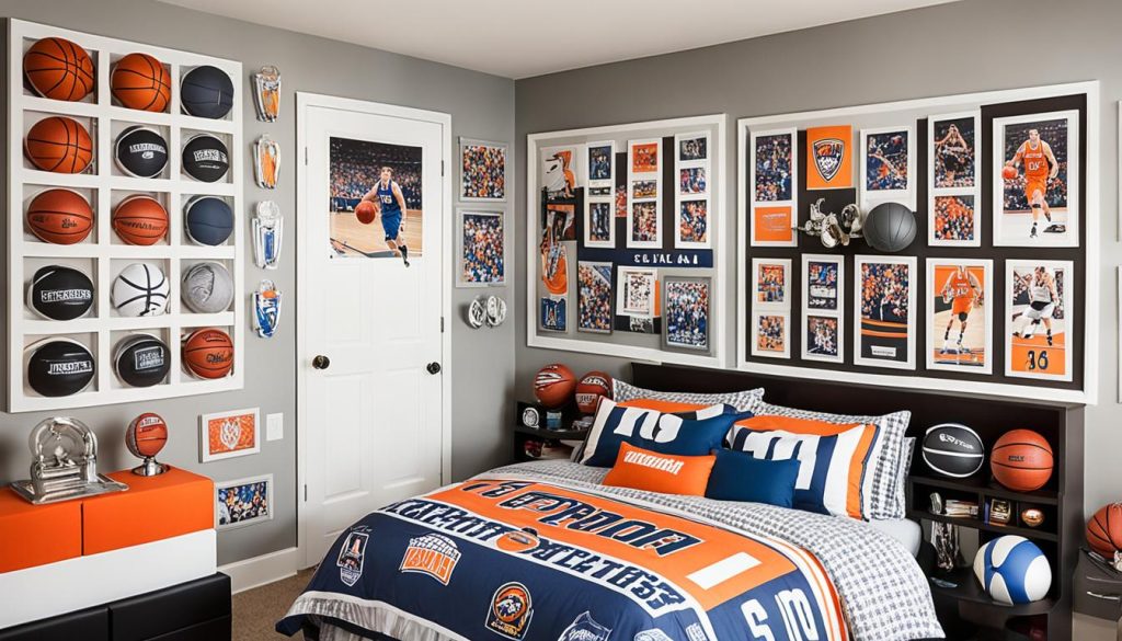 Sports-inspired bedroom design