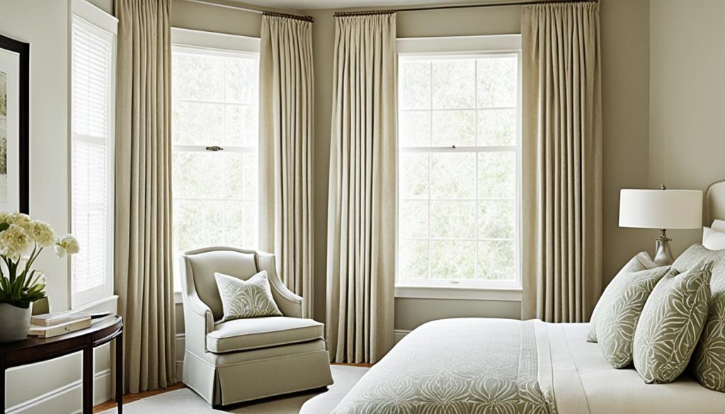 Stylish window treatments for small bedrooms