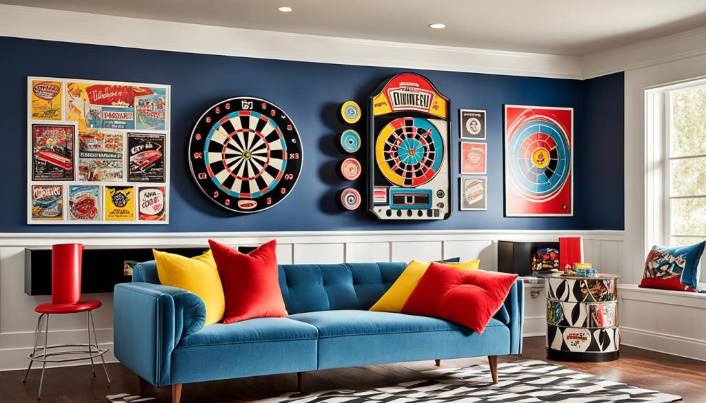 Wall decor ideas for game room design