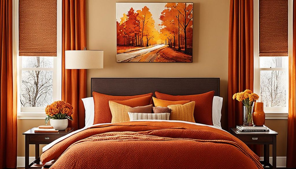 Warm color schemes for cozy atmosphere