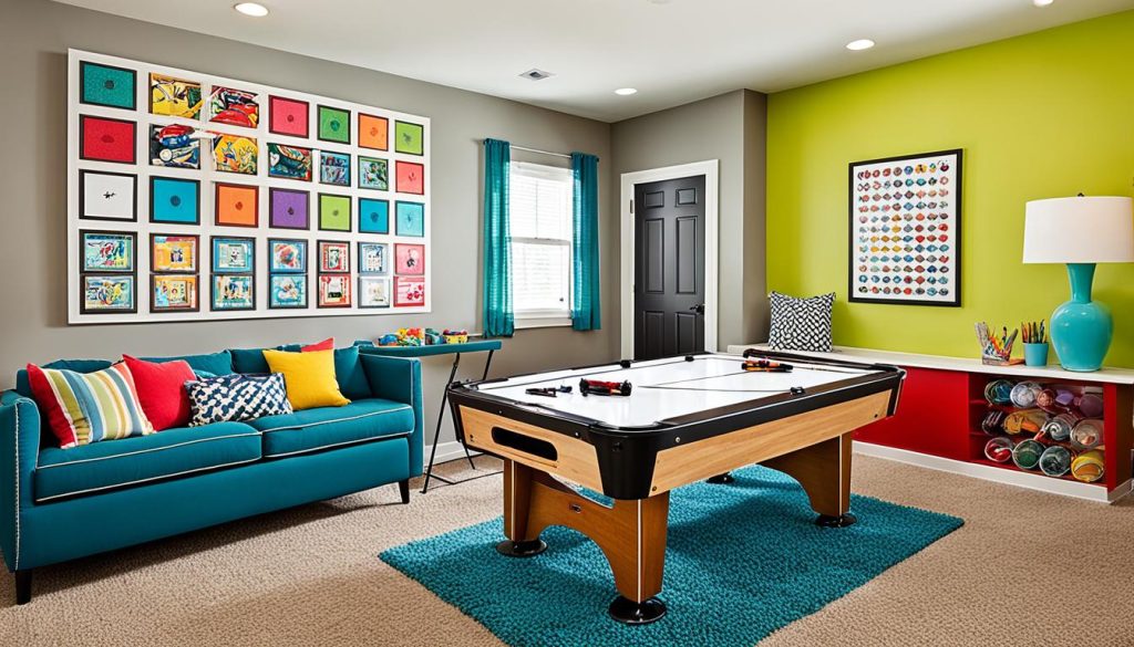 affordable game room ideas