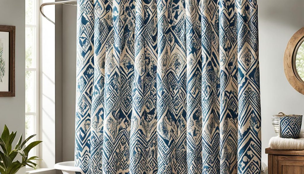 artisanal shower curtain fabrics