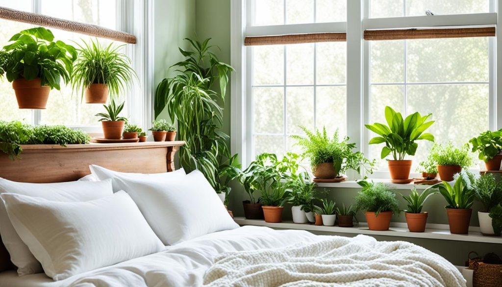 bedroom plants in window-focused bedrooms