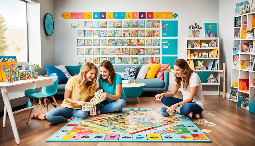 board game room designs for girls