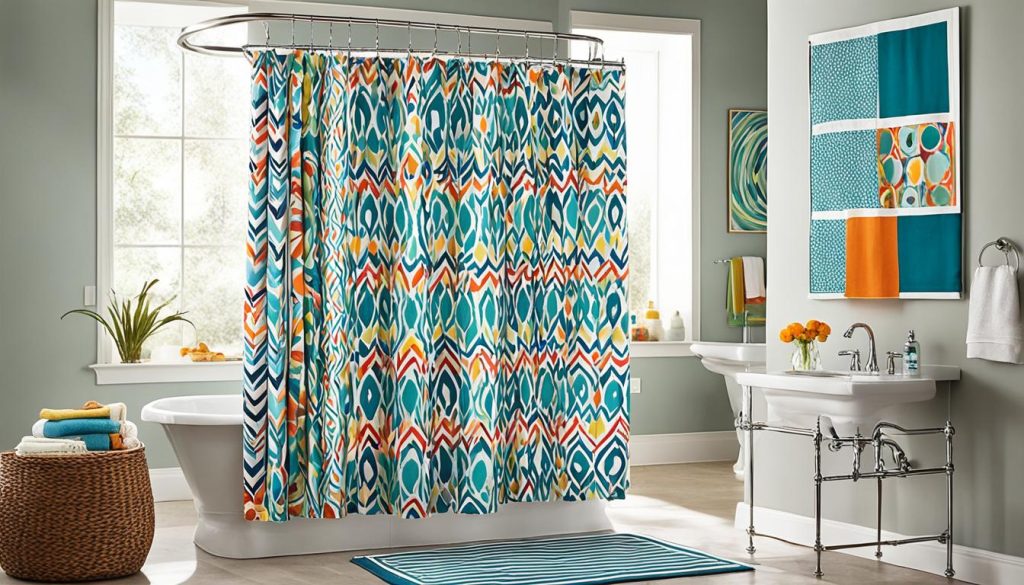 bold shower curtains