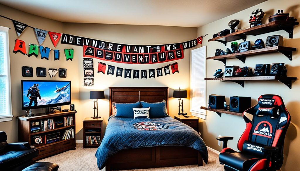 boys' gamer bedroom themes