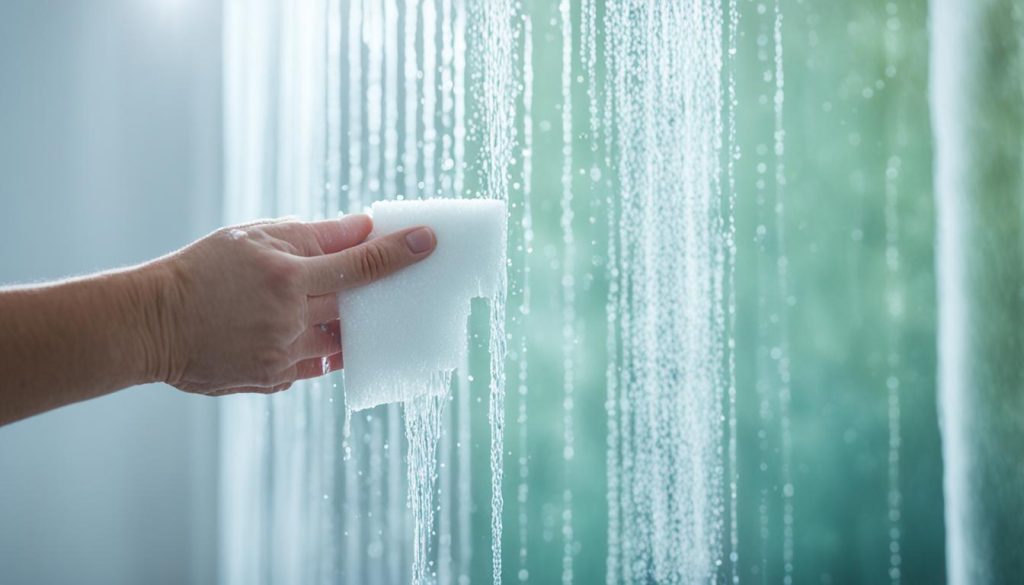 cleaning shower curtains