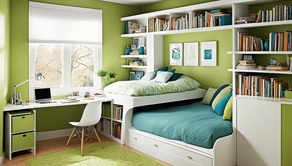 clever storage solutions for tiny bedrooms