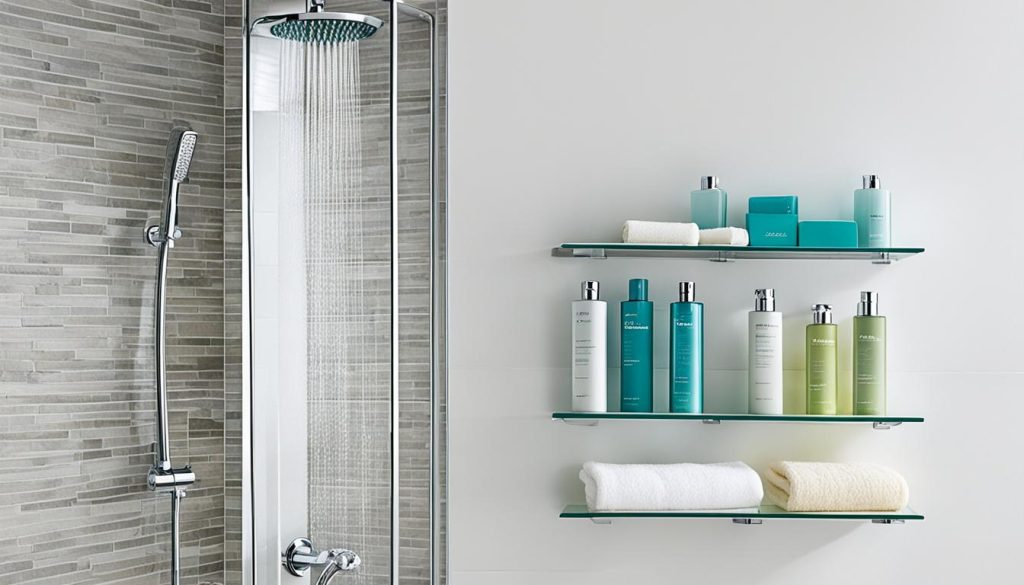 clutter-free showers