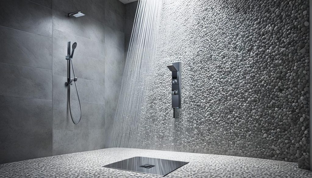 concrete shower floor