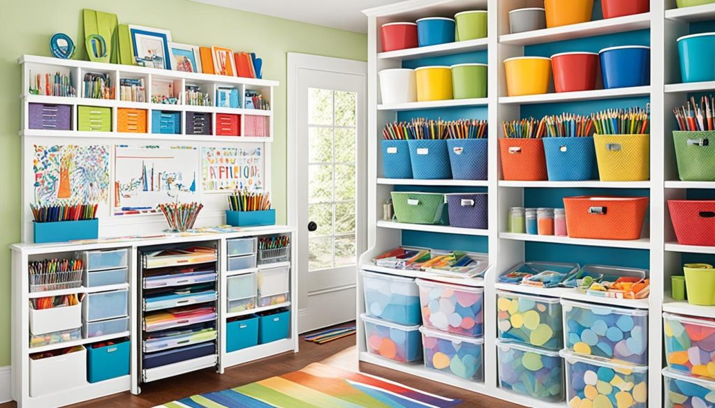 creative storage solutions for art supplies