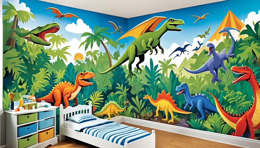 dino wallpaper murals