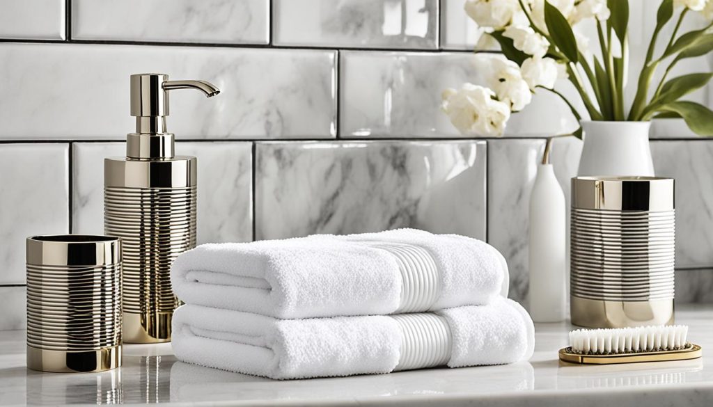 elegant bathroom accessories