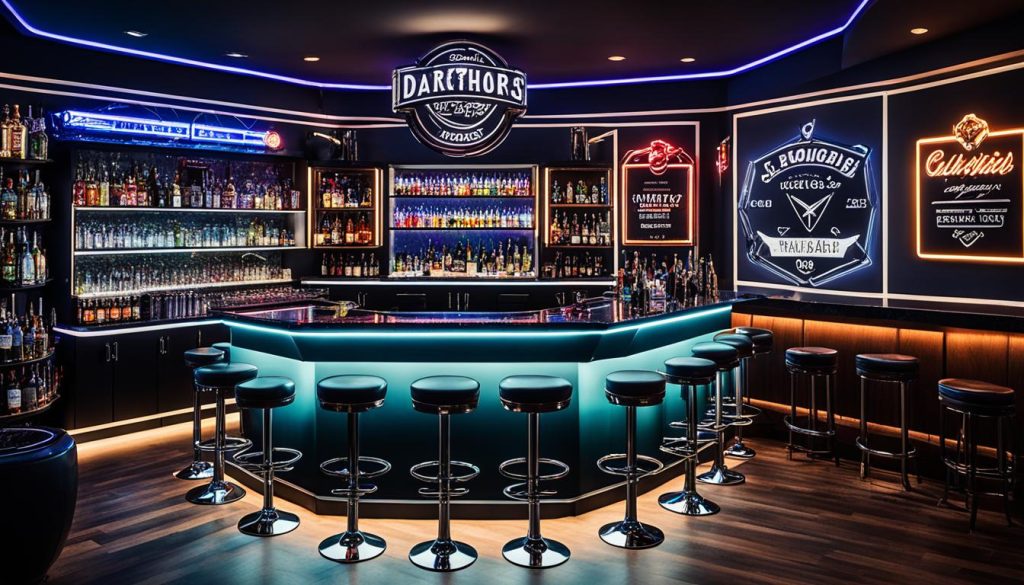 game room bar