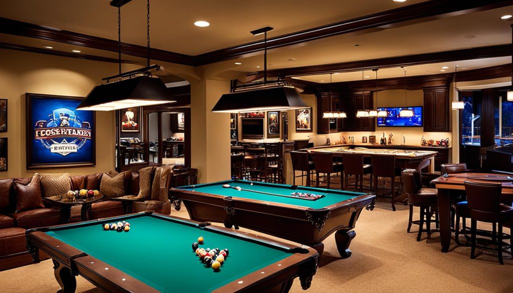 game room lighting options