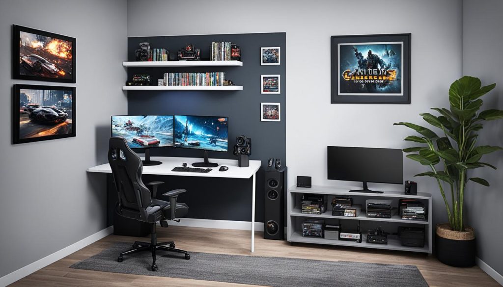 gaming den decor