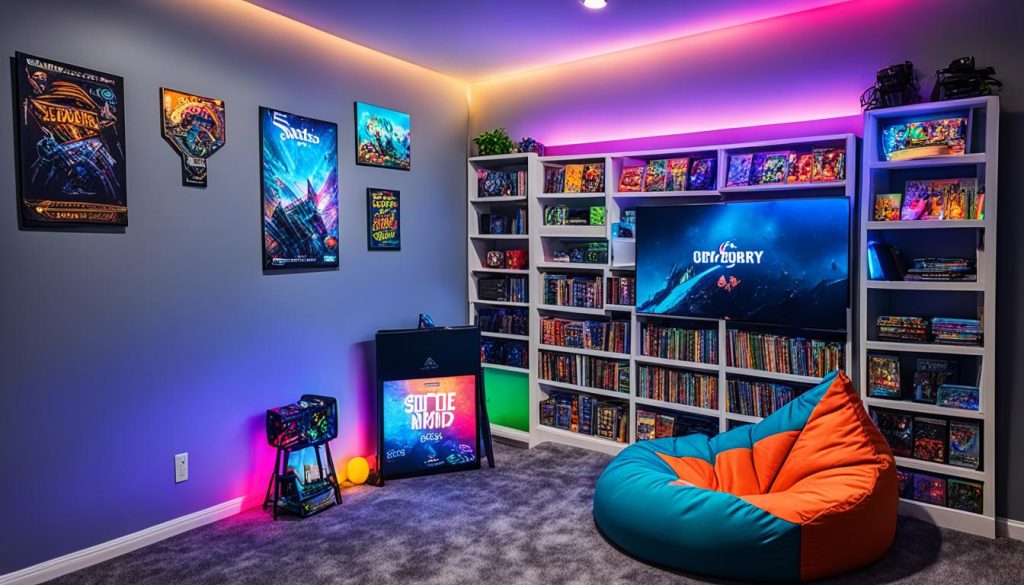 gaming room decor