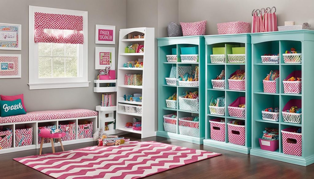 girls' game room storage