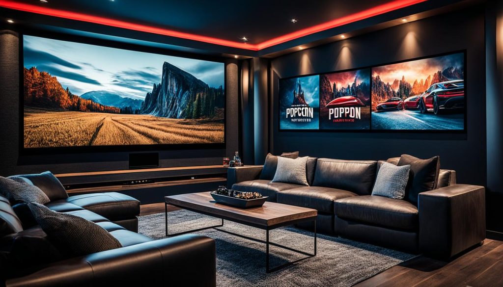 home theater room setup