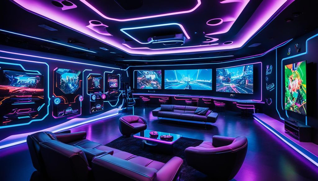 immersive game rooms with smart technology