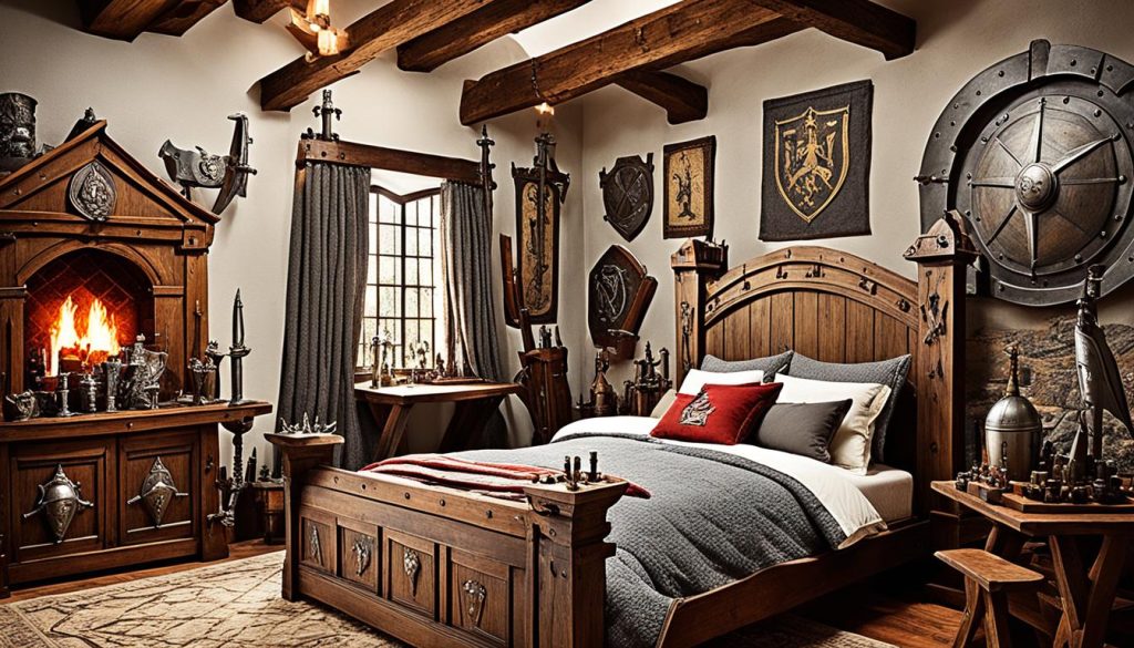 knight bedroom decor