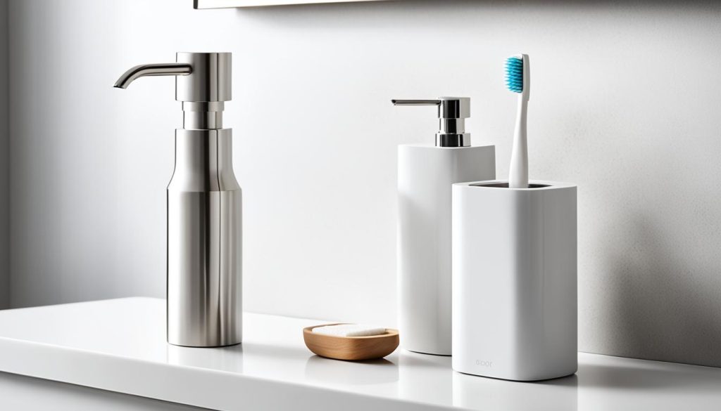 minimalist bathroom accessories