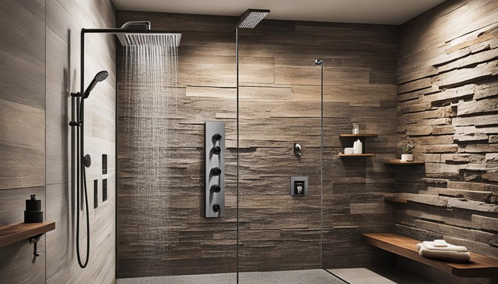 minimalist shower designs