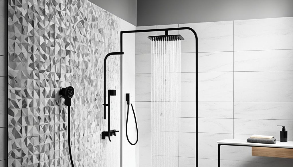 minimalist shower stalls