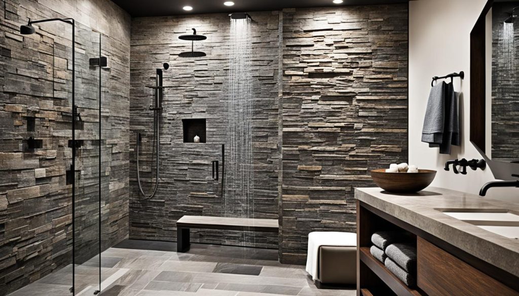 modern shower design