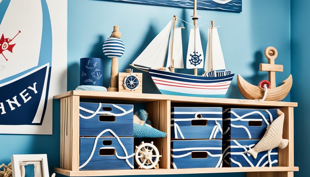 nautical decor storage solutions