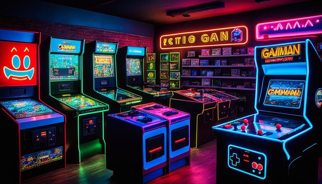 neon gaming signs