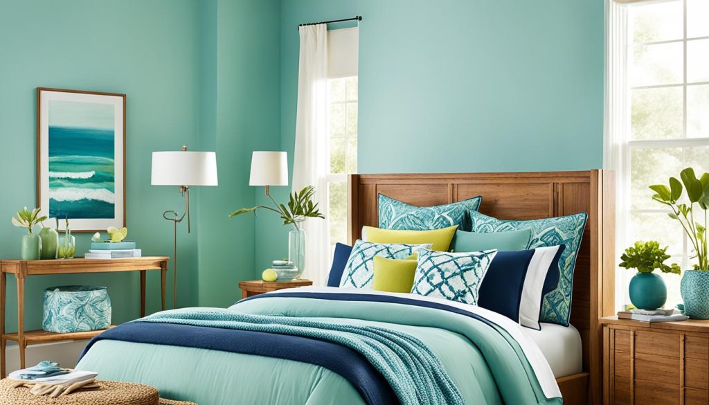 ocean color palette for boys' rooms