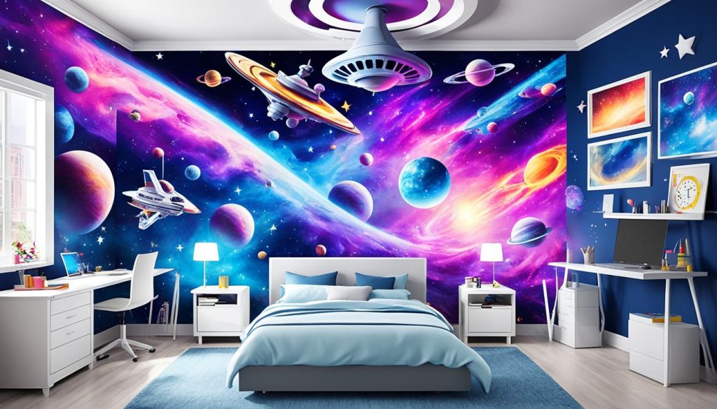 outer space murals