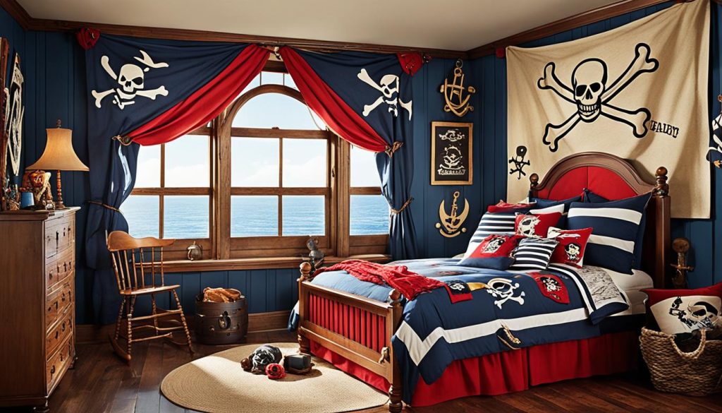 pirate-themed decor