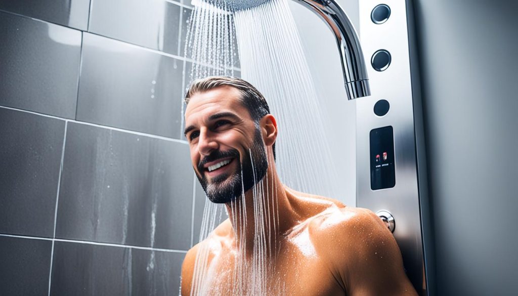 practical shower designs for active men