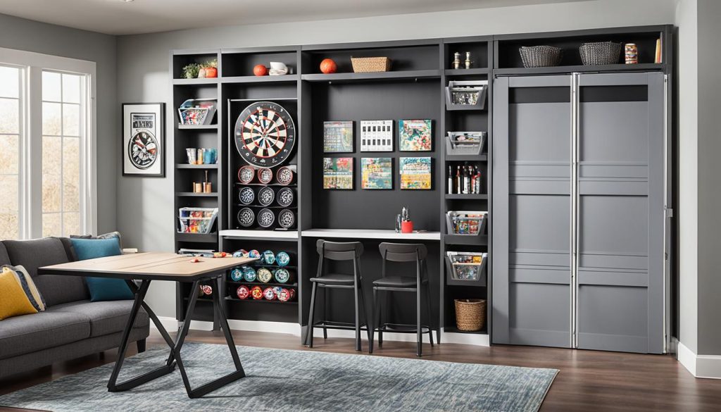 space-saving game room