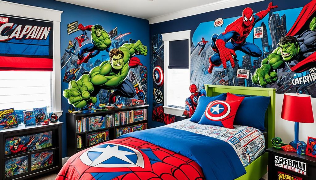 superhero bedroom decor