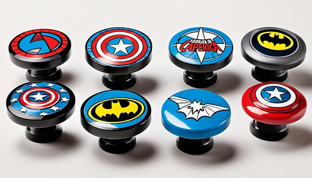 superhero dresser knobs