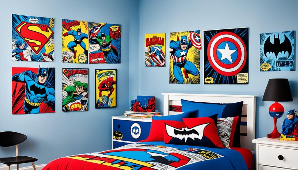 superhero room decor