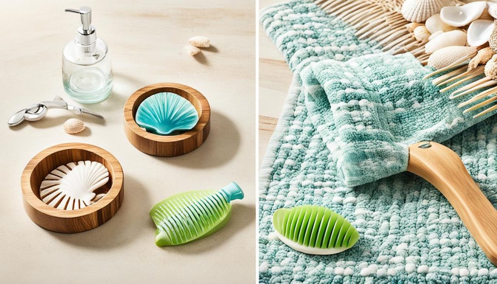 tropical bathroom accessories