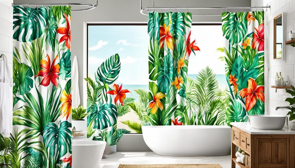 tropical bathroom decor