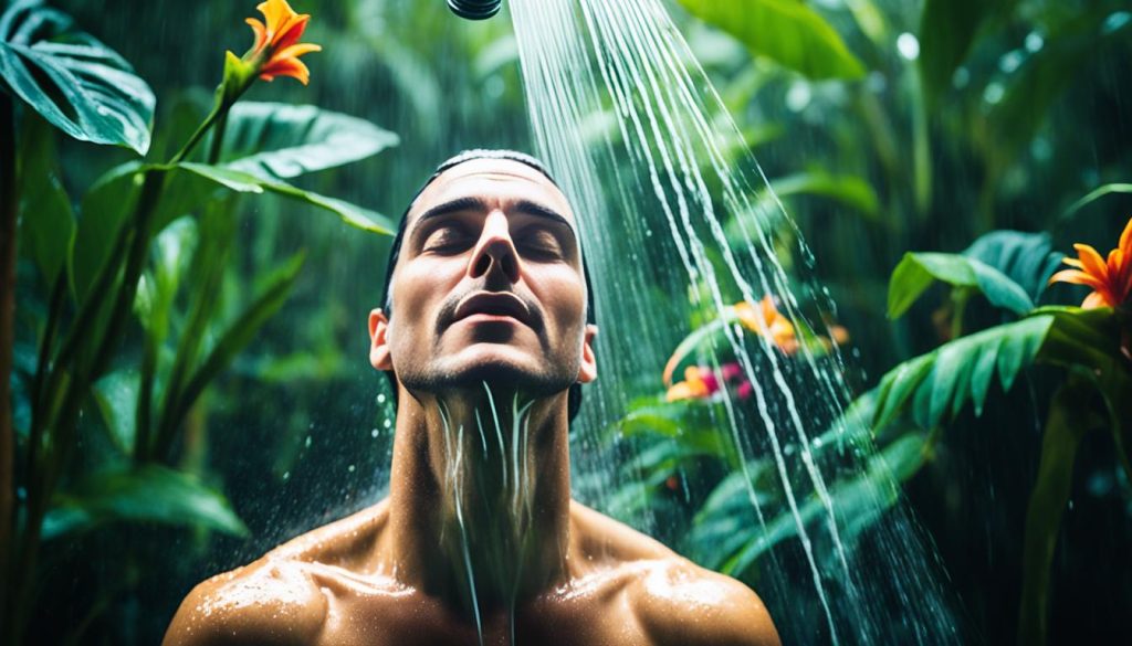 tropical shower experience