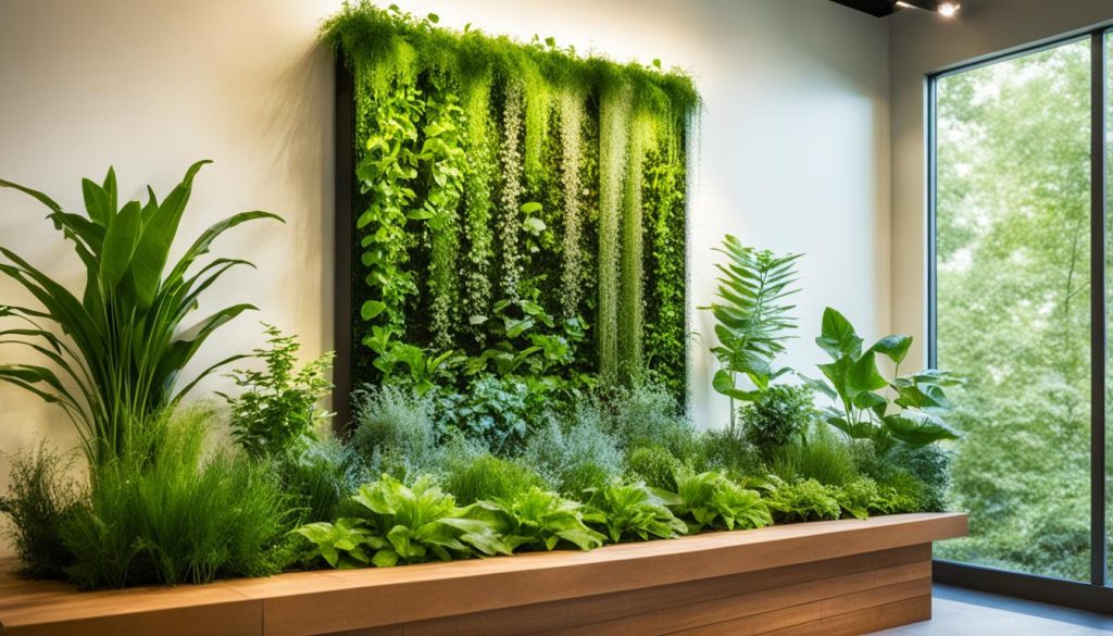 vertical gardens sensory experience